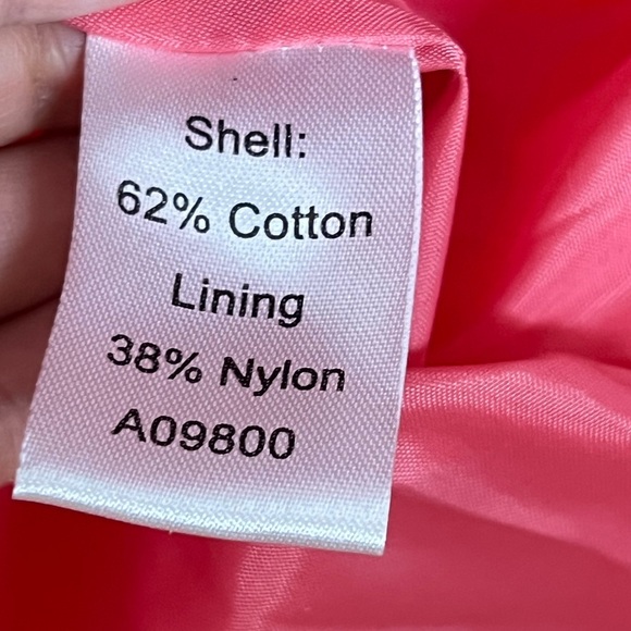 Appleseeds Women Jacket Windbreaker Rain Coat Lined Pink Hoodcore Outdoor Cotton - Picture 6 of 14